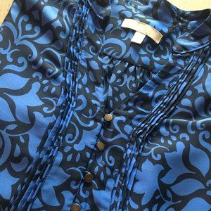 {Banana Republic} Floral Riviera Popover Blouse